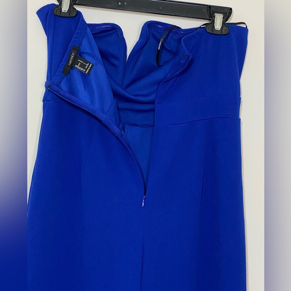 Forever 21 Blue Strapless Jumpsuit size L - Picture 4 of 6